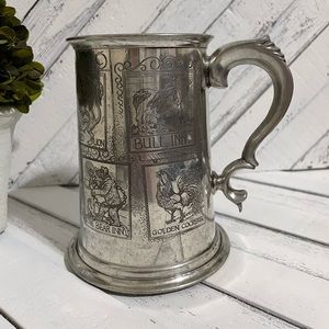 Arcadia English Pewter Sheffield England beer mug